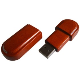 Kuva KH W012 USB-muistitikku, jossa on puinen kotelo
