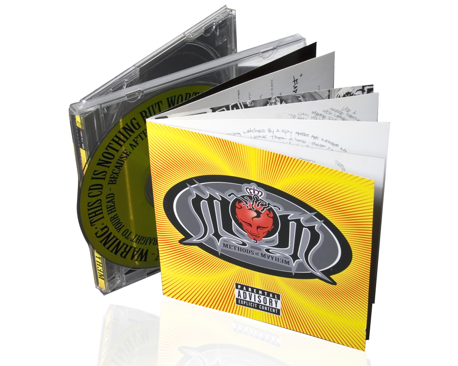 Imagine de CD - copiere și tipărire + carcasă de bijuterii cu broșură de 16 pagini și inlay