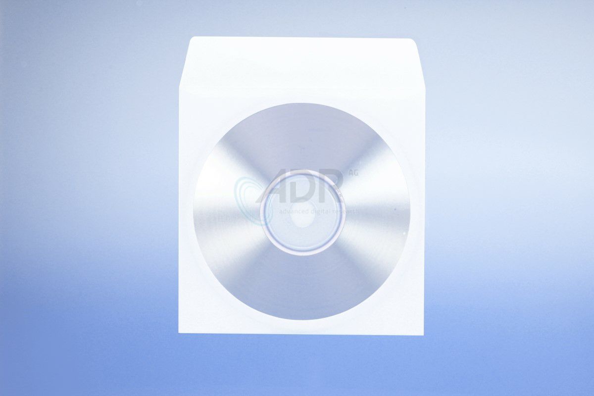 Imagine de DVD5 4,7GB - presare + pungă de hârtie cu fereastră transparentă și clapetă
