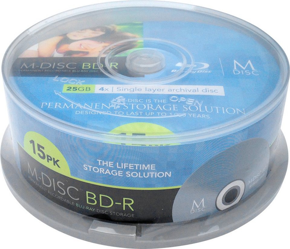 Bild für Kategorie M-Disc Blu-ray Rohlinge  für den Ink-Jet Druck