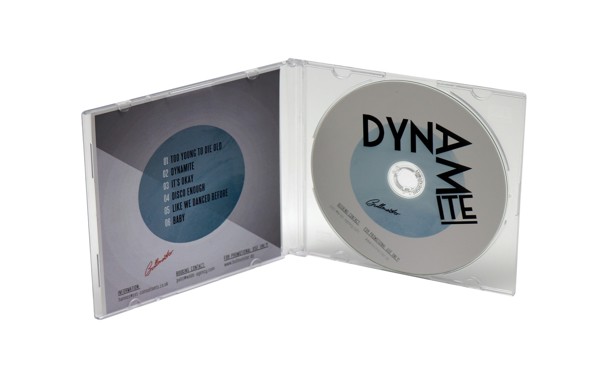 CD - Kopieren und Bedrucken + Slim Case mit Covercard 4/4 képe