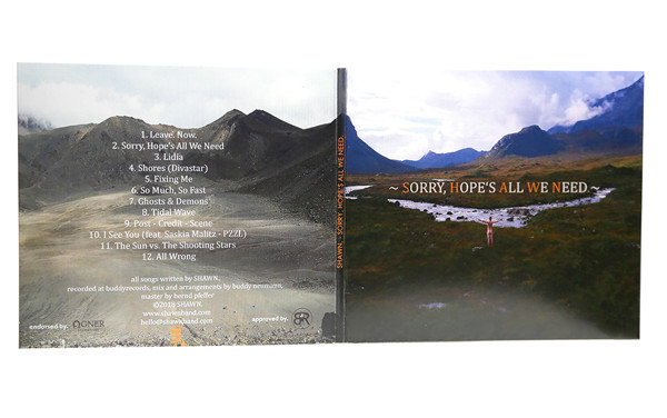 Image de CD imprimé et imprimé + pochette CD-Digisle 4-seitig
