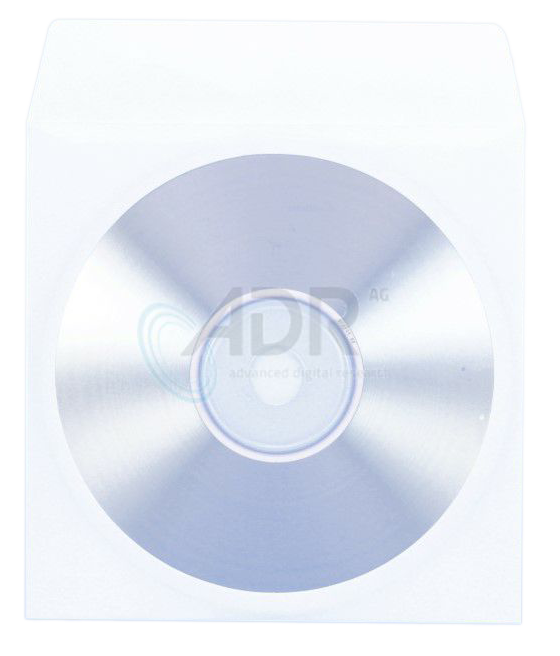 Kuva CD - kopiointi ja tulostus + paperipussi, jossa on läpinäkyvä ikkuna ja läppä
