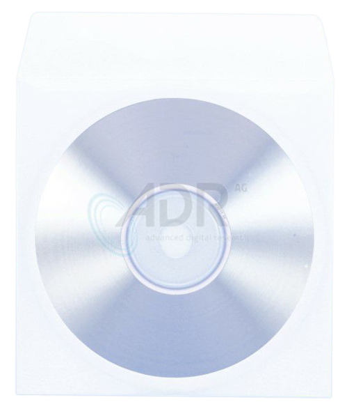 รูปภาพของ CD - Kopieren und Bedrucken + Papiertasche mit Klarsichtfenster und Klappe
